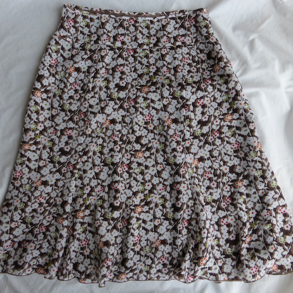 Christopher Banks Skirt Floral Pattern Size 10